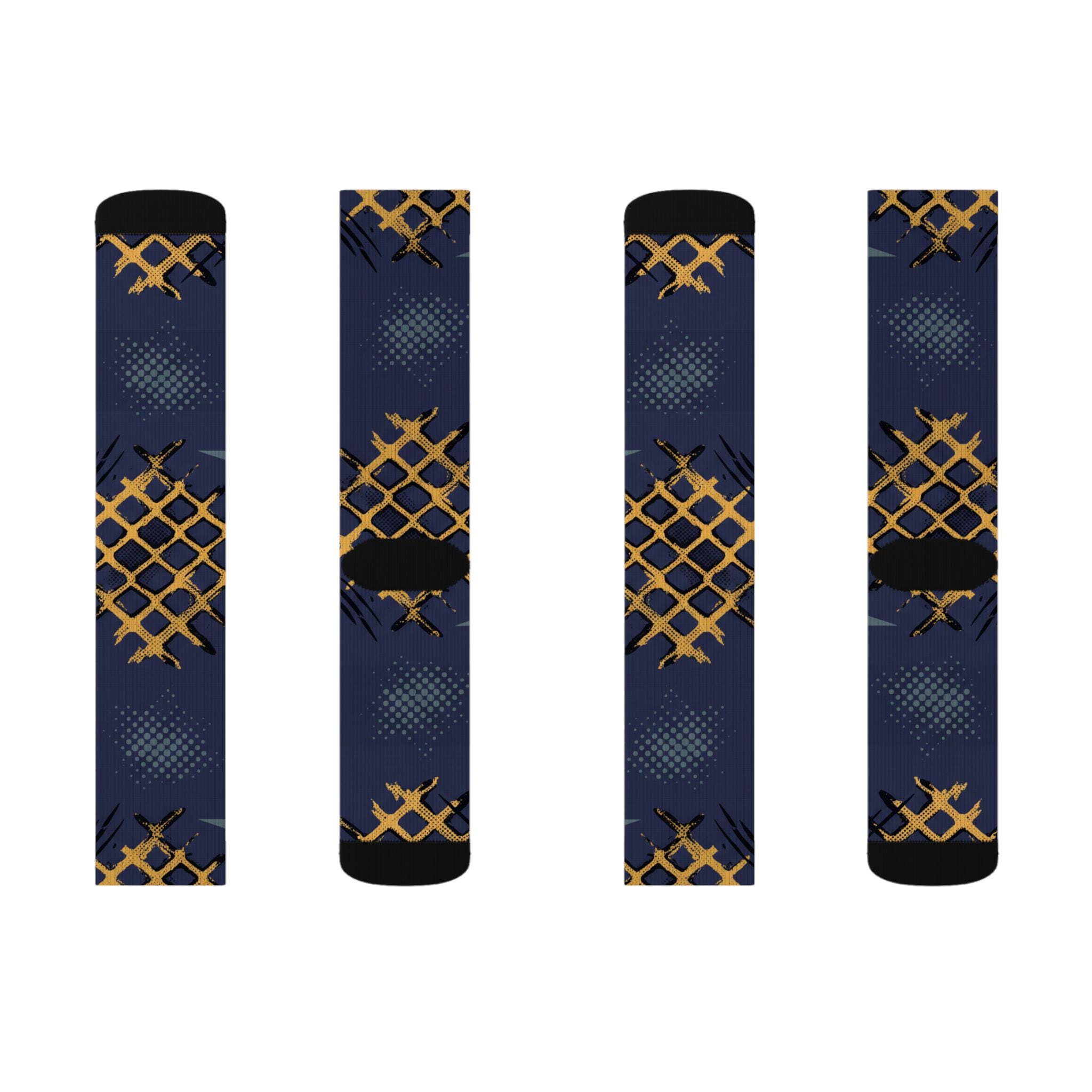 Matching Socks for Jordan 4 Retro Lakers Inspired Design