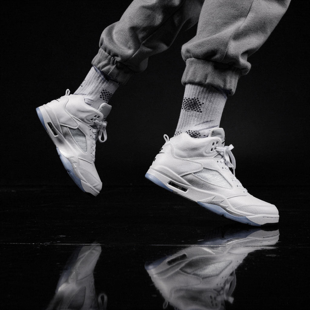 Matching Socks for Jordan 5 Retro White Metallic 2026 Low Protro Lord Of The Rings Inspired Design