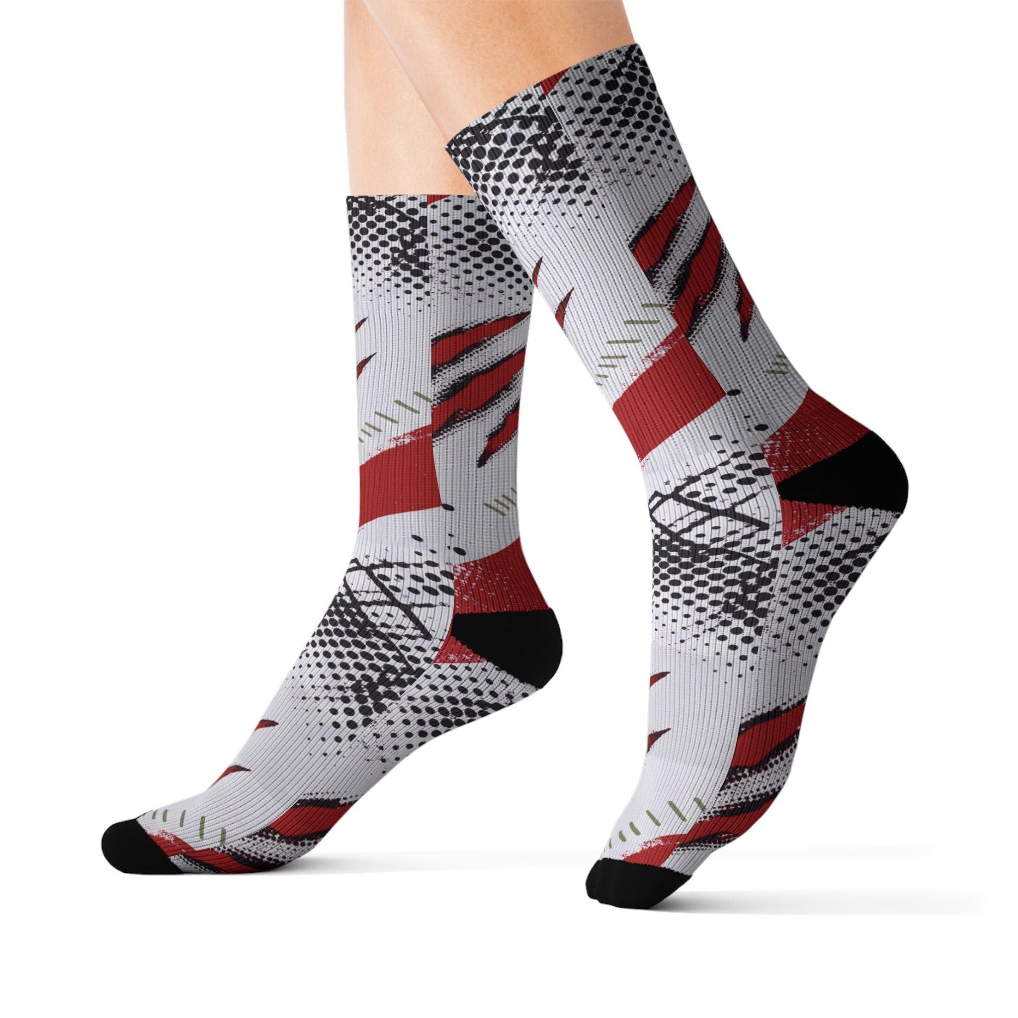 Matching Socks for Jordan 13 Retro Chicago 2026 Inspired Design
